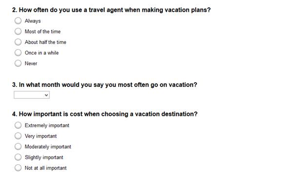 questions for trip tour