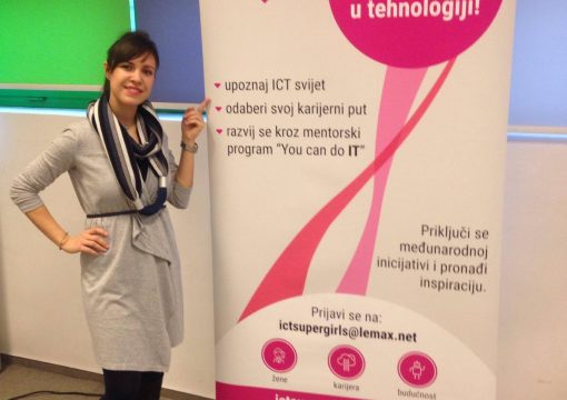 We presented ICT Supergirls and mentorship program 'You can do IT'